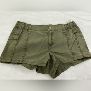 Urban Outfitters Mini Cargo Shorts Olive NWT 0